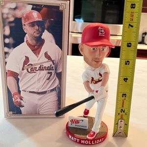 St. Louis Cardinals MLB Matt Holliday #7 2016 Bobblehead Busch Stadium w/ Box